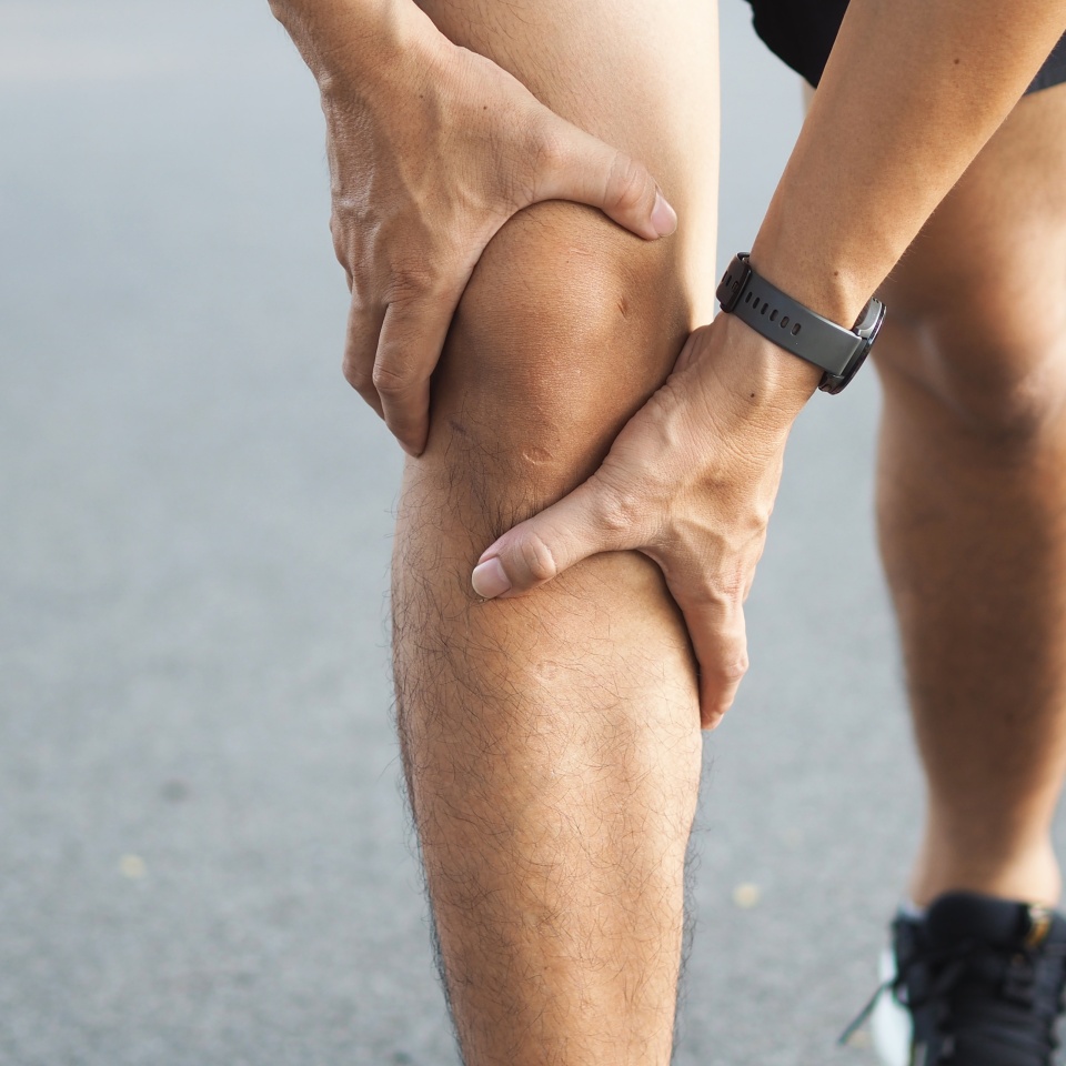 Man suffering from Knee pain, Joint pain, Arthritis and osteoarthritis. Medical concept.